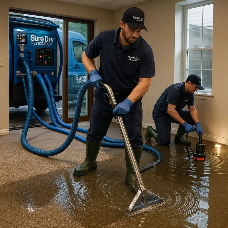 Water Extraction and Removal process in Manistique, MI